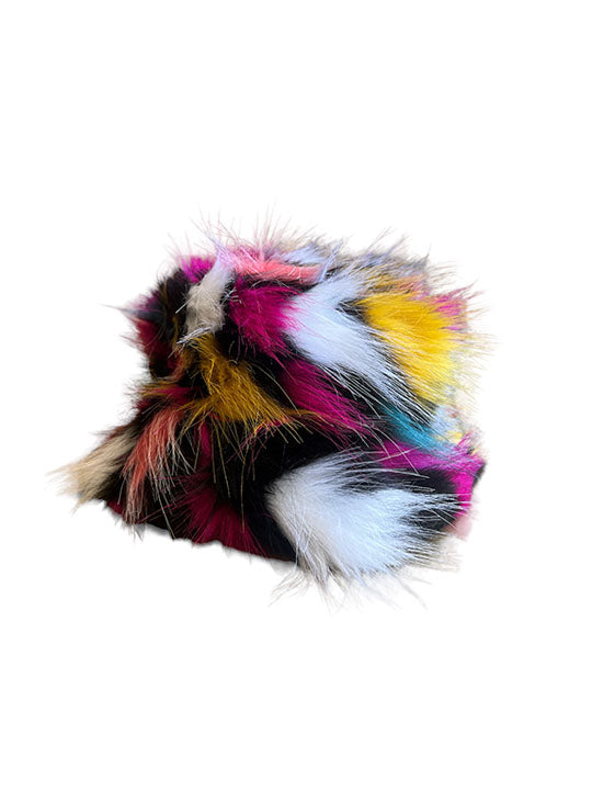 SHAGGY FAUX FUR BUCKET